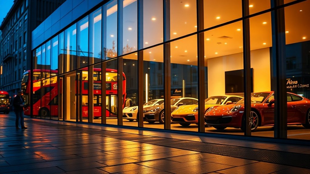 Car Showroom Glazing Bromley by Bow