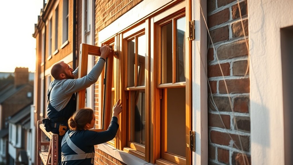 Wooden Window Installation Bromley by Bow